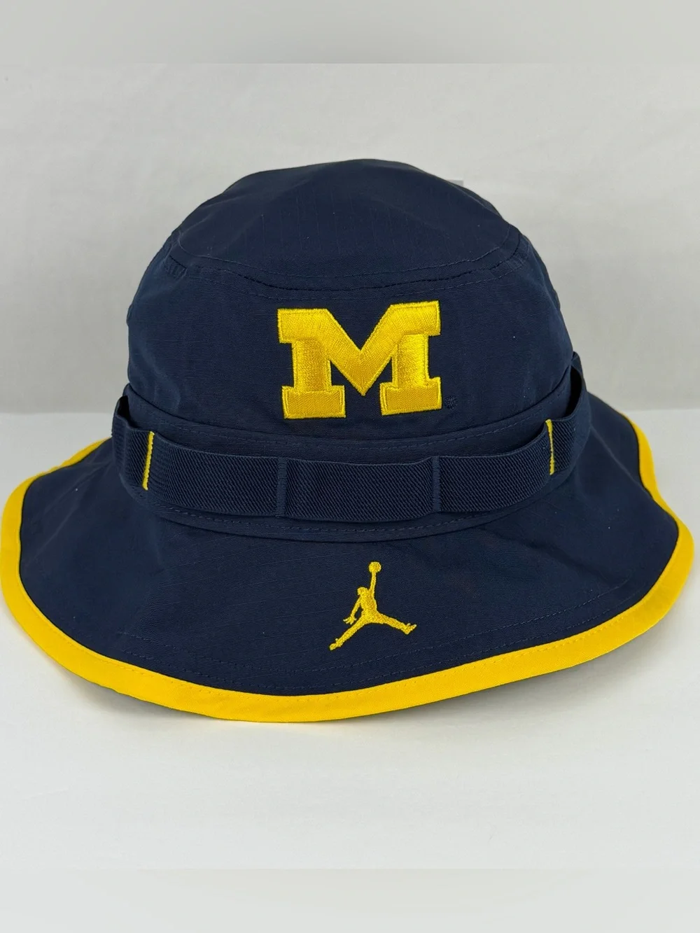 Michigan Wolverines Air Jordan On-Field Blue Bucket Boonie Hat Cap Men's Small